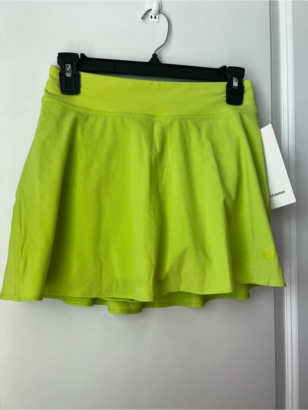 lululemon Neon Lime Green Skater Skort